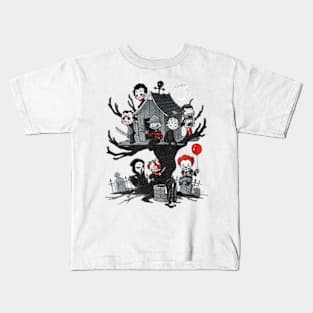 Horror Tree House Kids T-Shirt